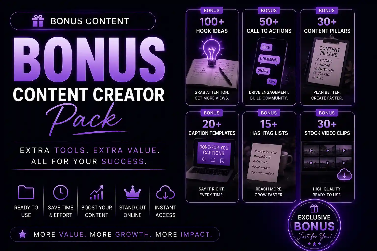 Bonus Content Creator Pack