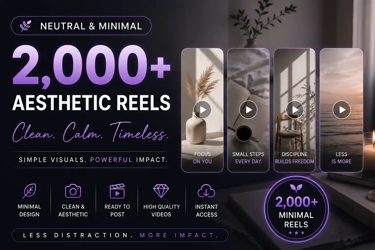 Neutral & Minimal Aesthetic Reels