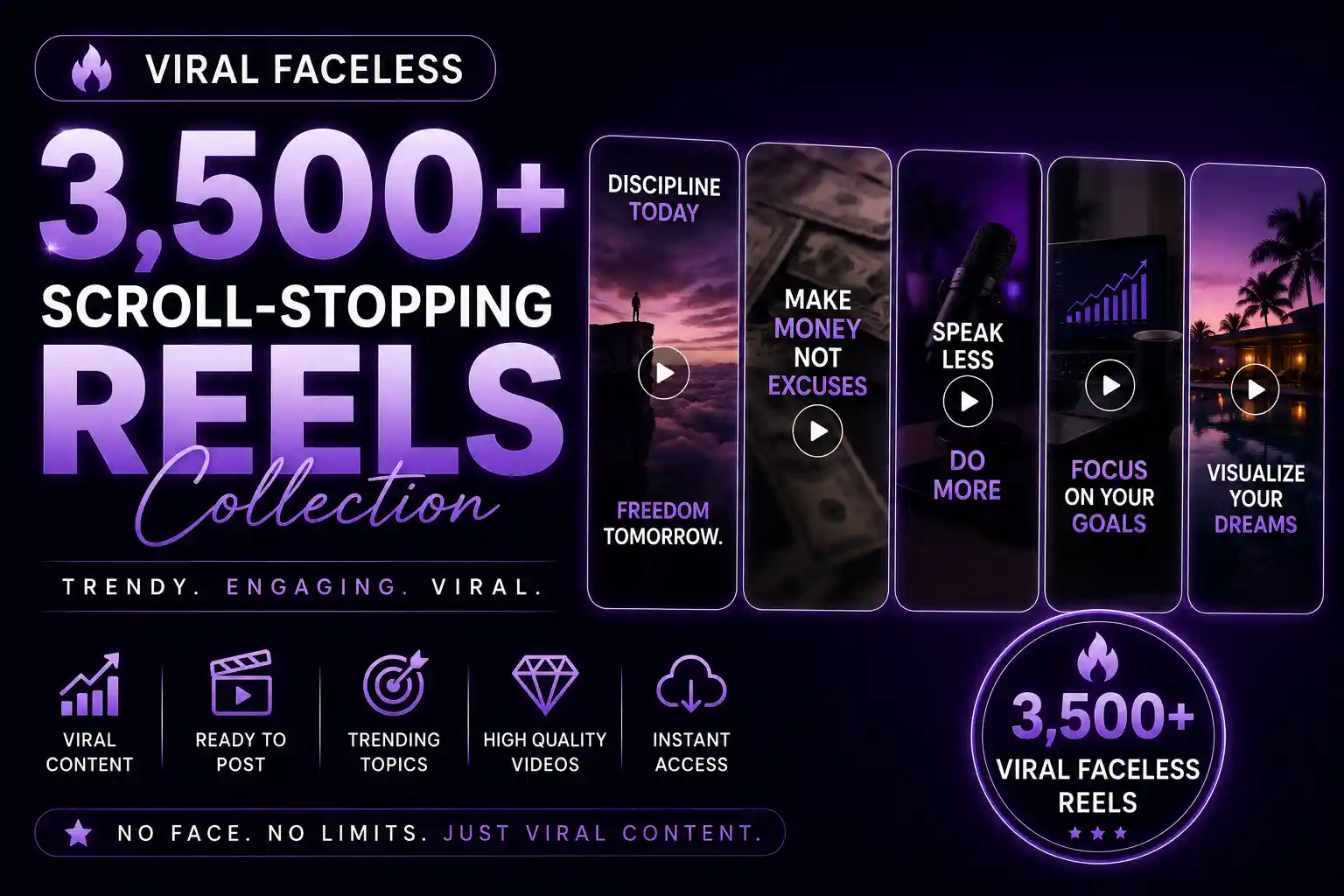 Viral Faceless Reel Collection